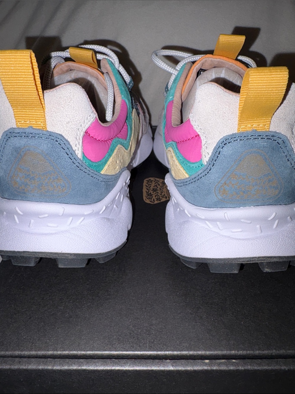 NWT YAMANO 3 WOMAN
Suede and technical fabric sneakers - Pink-Light Blue - Picture 10 of 15